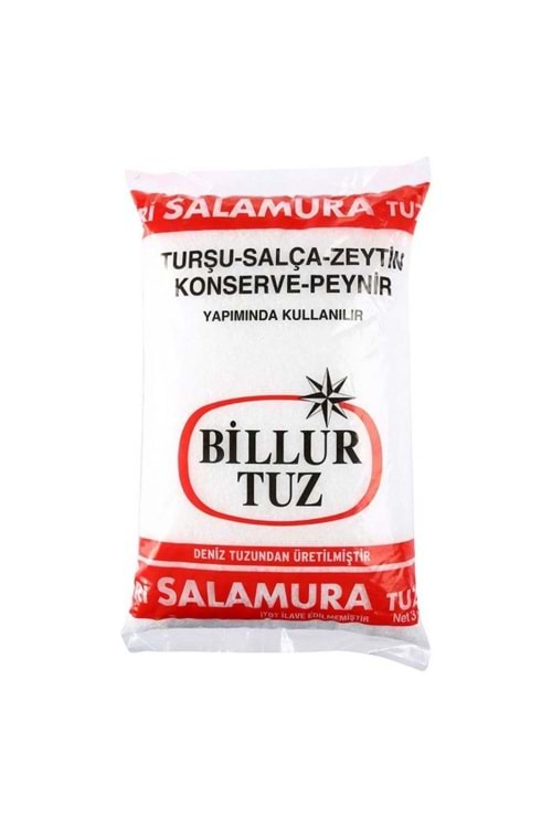 BİLLUR TUZ SALAMURA 3 KG