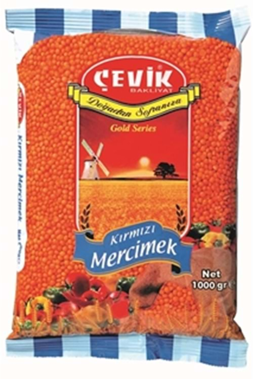 ÇEVİK KIRMIZI MERCİMEK 1KG