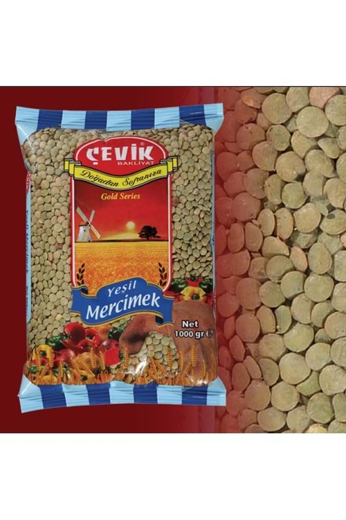 ÇEVİK YEŞİL MERCİMEK 1KG