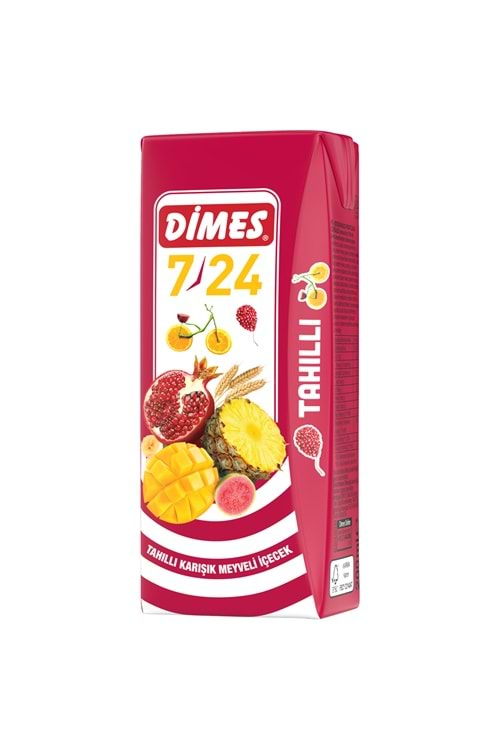 DİMES 7/24 TAHILLI MEYVE SUYU 200 ML