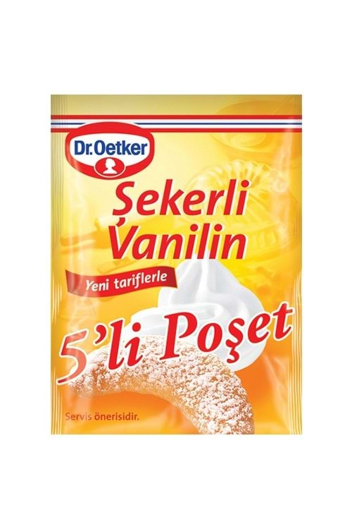 DR.OETKER ŞEKERLİ VANİLİN 5GX5 ADET