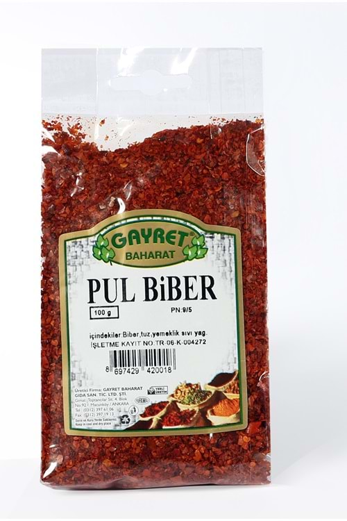 GAYRET PUL BİBER 100 G