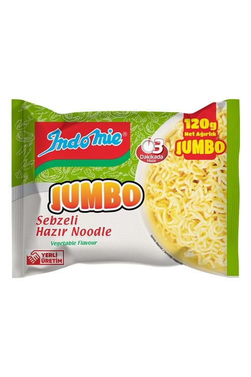 İNDOMİE JUMBO PAKET SEBZELİ 120 G