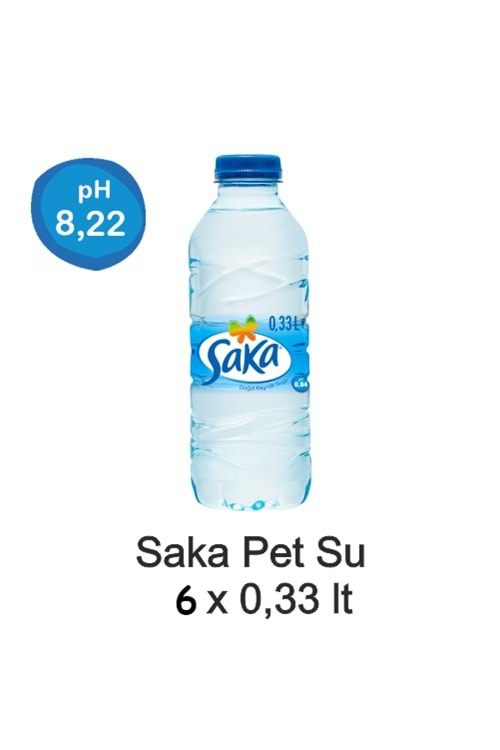 SAKA PET SU 6X0,33 L