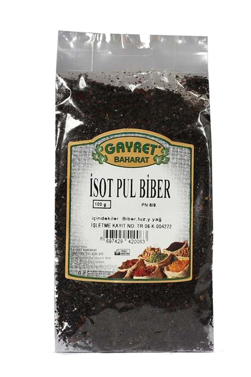 GAYRET İSOT PUL BİBER 100 G