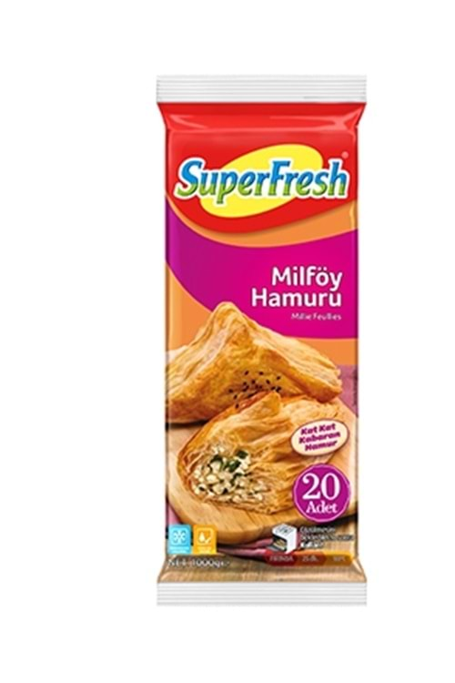 SÜPERFRESH MİLFÖY 1000 G 20 Lİ