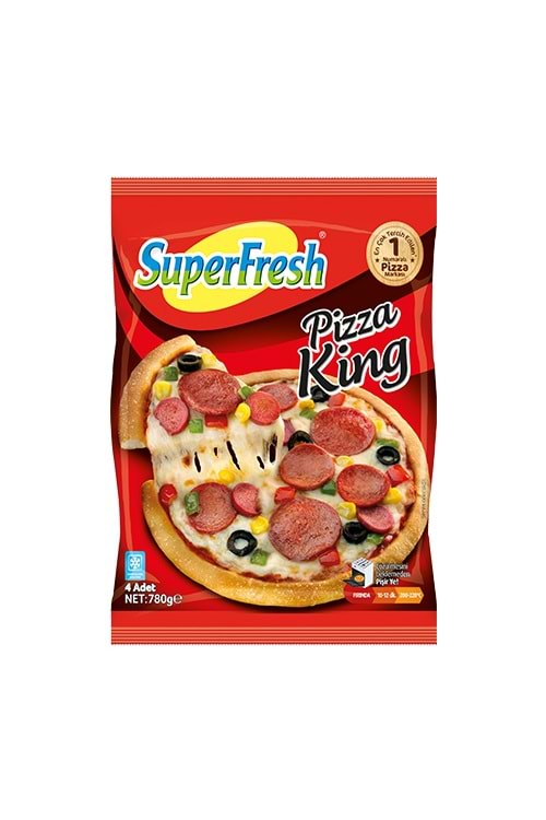 SÜPERFRESH PİZZA KİNG 4LÜ-780 G