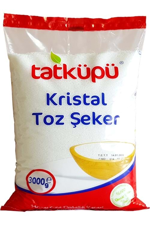 TATKÜPÜ TOZ ŞEKER 3KG